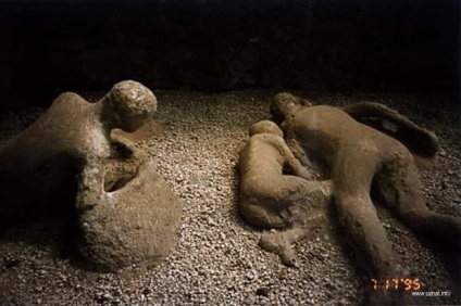 Fagyasztott emberek Pompeii (19 fotó)