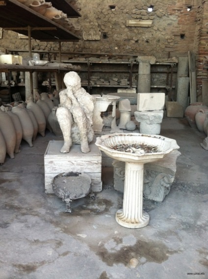 Fagyasztott emberek Pompeii (19 fotó)