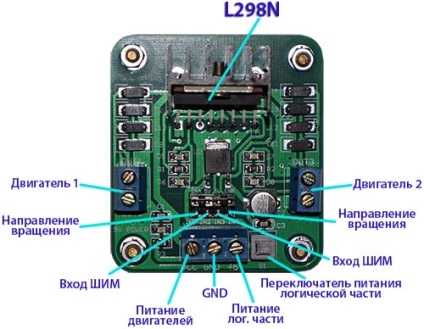 Arduino uno lecție 13 - șofer de motor l298n