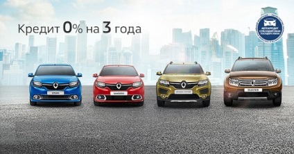 Imprumut auto pentru dus - cumpara masina la 0%, credit pentru Reno conform programului de stat