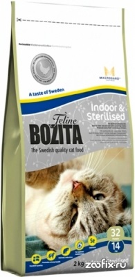Bozita beltéri - sterilizált Bozita eledel macskáknak