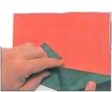 Papír, eszközök és az alapvető típusa ráncok elvégzéséhez egy origami modell - a technikák és