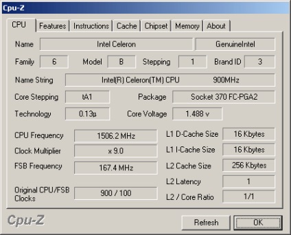 Celeron tualatin 900 MHz nu, fiule, acest lucru este fantastic!