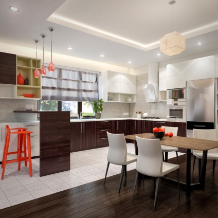 Saját konyha lakberendezés - Konyha Design - Saját belsőépítész Lydia podoksenova (magán) Saját konyha lakberendezés - Konyha Design - Saját belsőépítész Lydia podoksenova