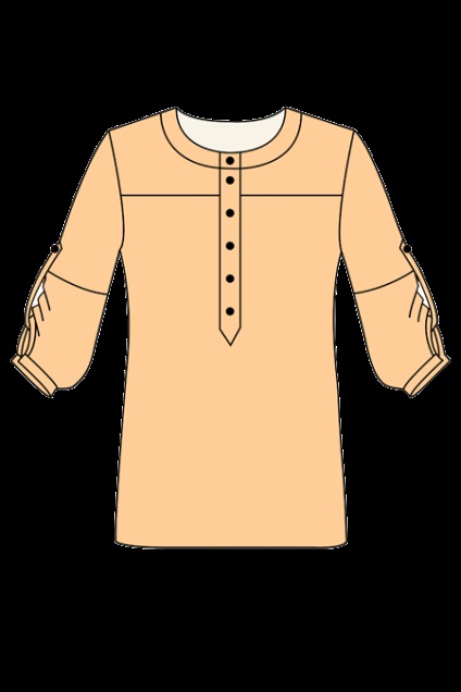 Coquette colorat și inserții pe bluze, artizanat