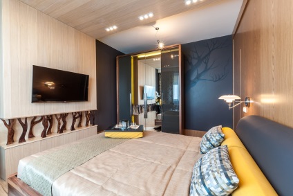Dormitor design 14 de metri patrati
