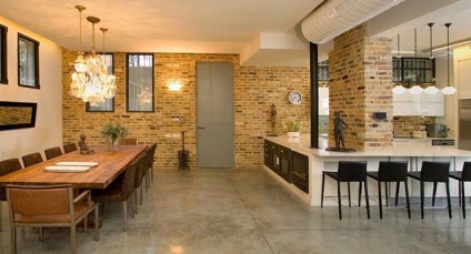 Дизайнът на стените в кухнята изкуствен камък, стенопис - полезна информация
