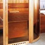 Cabină de duș cu saună