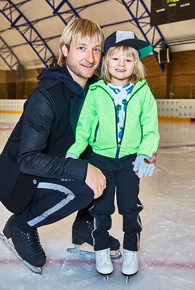 Evgeny Plushchenko copii (fii), fotografie - soția lui