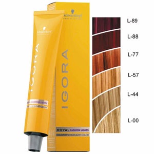 Képek az összes szín a paletta Igora Schwarzkopf Professional, minden szépségét hajad