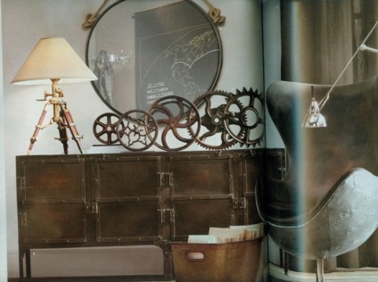 Design interior Steampunk, decor, fotografie