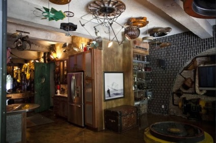 Design interior Steampunk, decor, fotografie