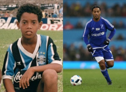 Fotbaliști celebri în copilărie (23 fotografii) - Trinitate