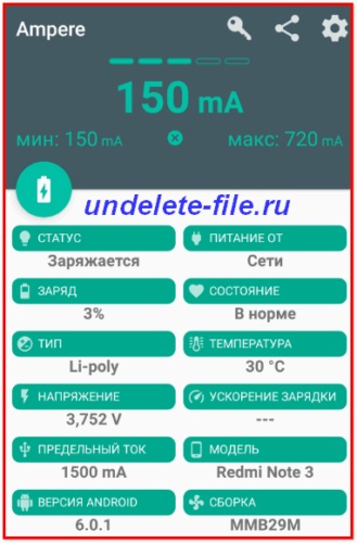 Cum se măsoară curentul de încărcare al telefonului, smartphone-ul Android