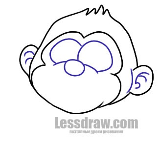 Cum de a desena o maimuță pentru un nou an, ❤lessdraw❤