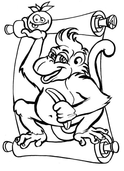 Cum sa desenezi o maimuta pentru un an nou, poze originale si amuzante, poze