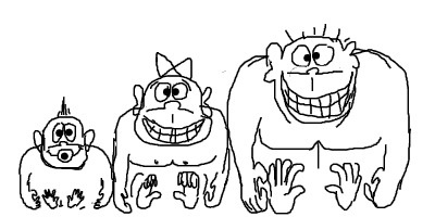 Cum sa desenezi o maimuta pentru un an nou, poze originale si amuzante, poze