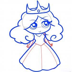 Cum de a desena o prințesă în etape, lecții bune