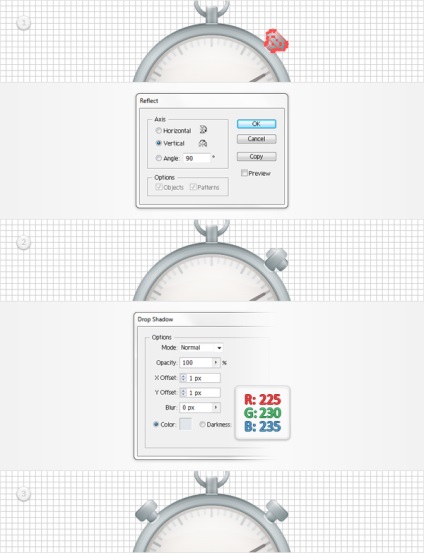 Cum de a desena un cronometru în ilustrator