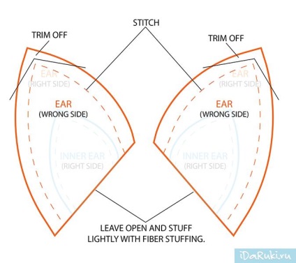 Cum sa faci urechi de lup din hartie