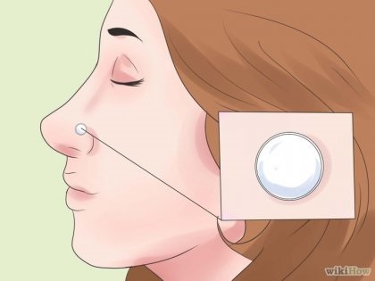 Cum să ascundeți piercingul în nas de la părinți 1