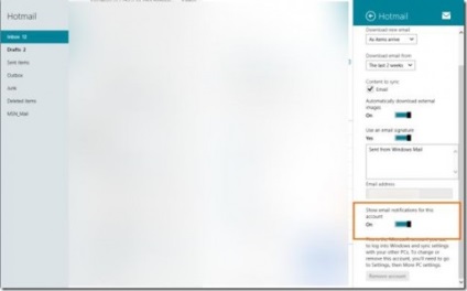 Cum să activați notificările prin e-mail în aplicația de e-mail Windows