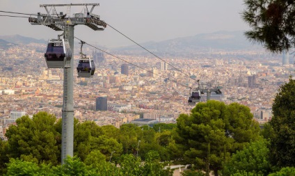 Cablu de teleferic în Barcelona - ghid barcelona tm