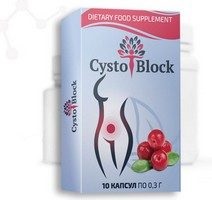 Capsule - cystoblock - împotriva reviziilor de cistită și instrucțiuni de utilizare