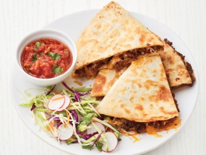 Quesadilla marha- és brokkoli recept fotó, grand chef