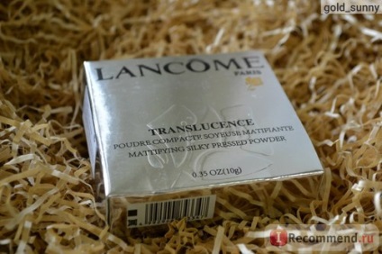 Компактна пудра lancome translucence, 10g - «пудра, яка робить обличчя порцеляновим