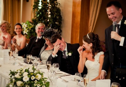 Rövid és vicces pirítós egy esküvő a saját szavaival - női portál