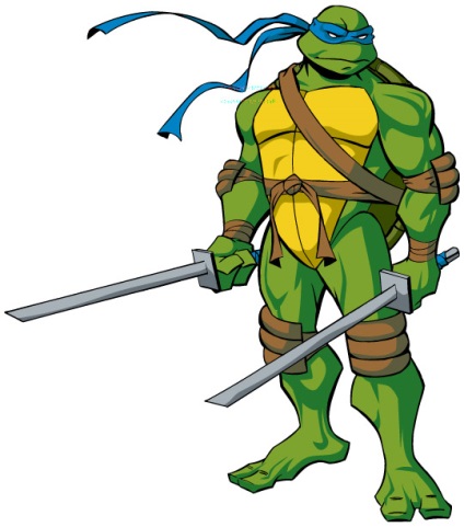 Leonardo din universul ninja de broasca testoasa (tmnt)