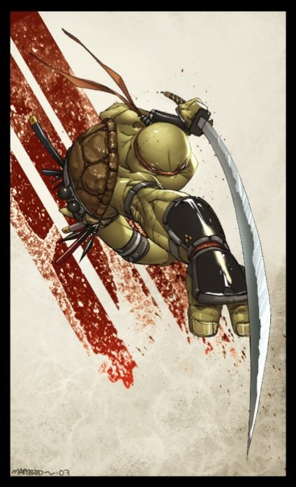 Leonardo din universul ninja de broasca testoasa (tmnt)