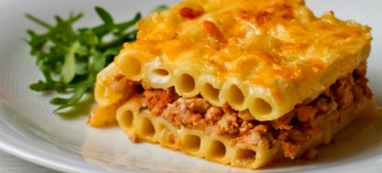 Paste cu carne tocată în cuptor - rețete de caserolă, lasagna și coji de macaroane umplute și