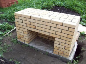 Brazier de cărămidă cu propriile mâini, construirea unui brazier cărămidă - desene și fotografii