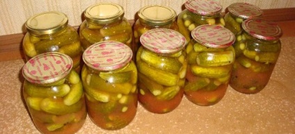 Pickles - gyors recept a csomagban, receptek, ropogós uborka télen sterilizálás nélküli,