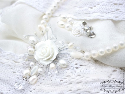 Instruim colierul de nunti de perle si cristale timp de 2 ore - targul maestrilor - manual,