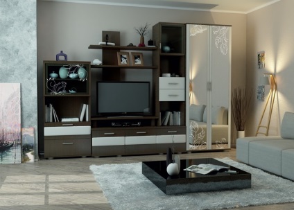 Mobilier de perete pentru living - compozitii, materiale, optiuni - blogs mastergrad