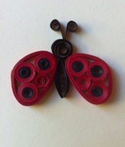 Miniature Ladybug Quilling în pas cu pas Foto Ic