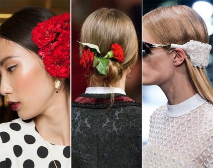 Modă coafuri și accesorii pentru păr de primăvară-vară 2015