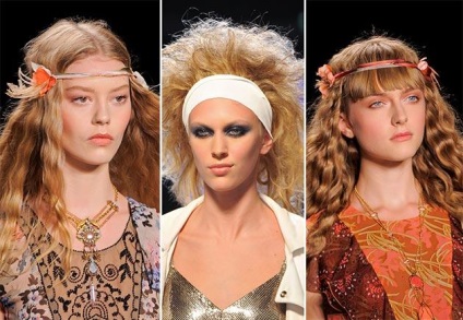 Modă coafuri și accesorii pentru păr de primăvară-vară 2015