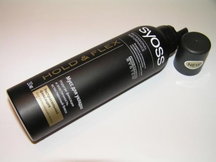 Mousse pentru coafura. Syoss hold - flex - comentarii despre cosmetice