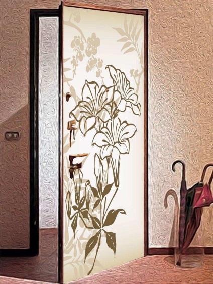 Design nou de ușile de interior cum să atragă schițe cu mâinile tale cu ajutorul unui design