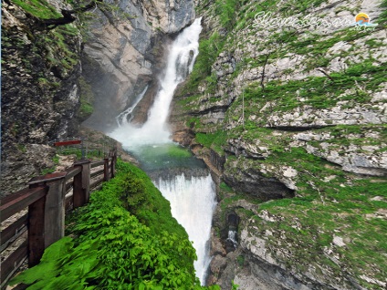 Lacul Bohinj (bohinj), cascada savica, slovena