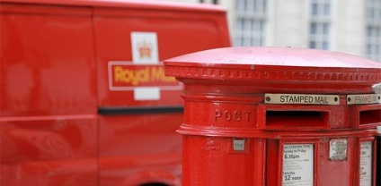Oficiu poștal în Marea Britanie, oficiul poștal din Anglia