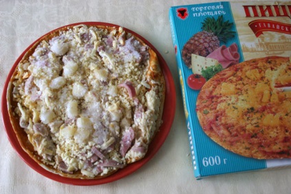 Tesztelt fagyasztott pizza