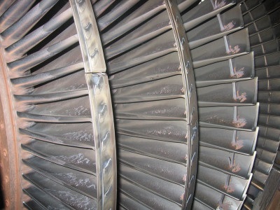 Lamele de lucru ale turbinelor cu aburi, proiectarea centralelor termice