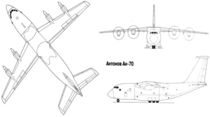 Изчисляване на силата на крилото на голям удължаване и транспортен самолет Ан-70 шаси - информация