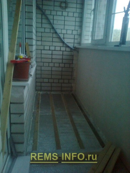 Repararea loggiei la 6 metri cu mâinile tale proprii, cu reparații foto, balcon și loggie