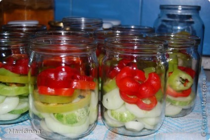 Salată de legume în suc propriu pentru iarnă și roșii în suc propriu, țara de maeștri